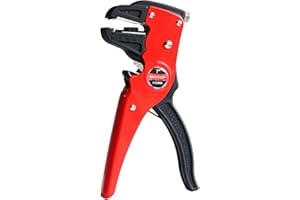 WISEUP Alicates pelacables automáticos y cortadores, alicates de águila (7 pulgadas) cortacables, pelacables 2 en 1 para cables eléctricos de 0,2-6,0mm², cables eléctricos, herramienta de reparación