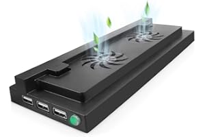 SEFUDUN Dual Cooling Fan/Ständer Combo Kompatibel mit Xbox One (S) - 3 USB Ports - All-in-One Design mit einzigartiger Erscheinung