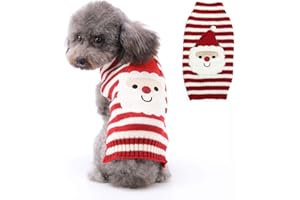 PETCARE Brutti maglioni natalizi per cani costumi da vacanza per cani cuccioli gatti maglieria invernale vestiti dolcevita maglione caldo per cani di taglia piccola media e grande