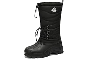 Kricely Stivali Uomo Donna Inverno Scarpe da Neve Snow Boots Impermeabili Stivaletti