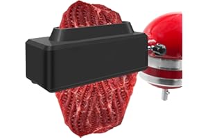 CYEEHXIN Fleischklopfer Aufsatz für KitchenAid Fleischklopfer Maschine für alle KitchenAid Haushalts Standmixer Meat Tenderizer Zubehör,keine Marmeladen und Brechen mehr (Schwarz)