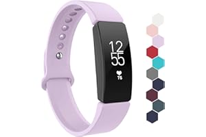 Adepoy for Fitbit Inspire 2 Straps, Waterproof Soft Sport Bands Compatible with Fitbit Inspire/Fitbit Inspire 2/ Inspire HR/Ace 2, Women Men