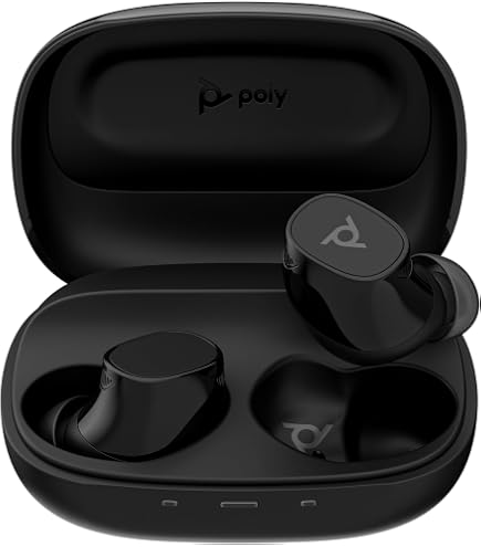 イヤホン Poly Voyager Free 60 7Y8M1AA Poly (Plantronics) Voyager Free 60 True Wireless Earbuds, in-Ear w