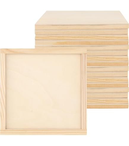 2x HOUTEN CANVAS 60x80 cm | berkenhout, hout | schilderijplank, houten plank om te schilderen, houten schilderdoek voor kunstenaars