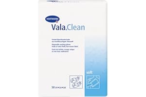 Hartmann Vala Clean Gants de Toilette à Usage Unique 50 Pièces