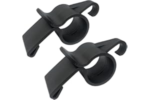 Orogoo Pack of 2 Car Boot Umbrella Holder Multifunctional Car Boot Organiser Storage Hooks Rear Boot Mount for Small Cars, Black