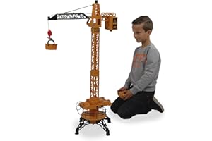 Van Manen 2Play Grue de Chantier, Grue de Jeu, Grue élévatrice pour Enfants (échelle 1:40, avec télécommande, sans Piles, dans Un Coffret Cadeau) 510292,76 cm