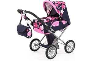 Bayer Design 13669AA Poussette/Landau Pour Poupée - City Star - Bleu avec des étoiles