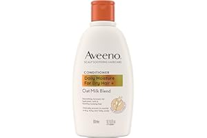 Aveeno Scalp Soothing Haircare Daily Moisture Conditioner, Oat Milk Blend, for Dry Hair, Soothes Dry, Itchy & Flaky Scalp, Clinically Proven, Sulfate Free, 300ml