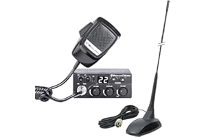 Midland MID-PACK42 Kit M Zero Plus CB Radio + PNI Extra 48 Antenne avec Pied magnétique Noir