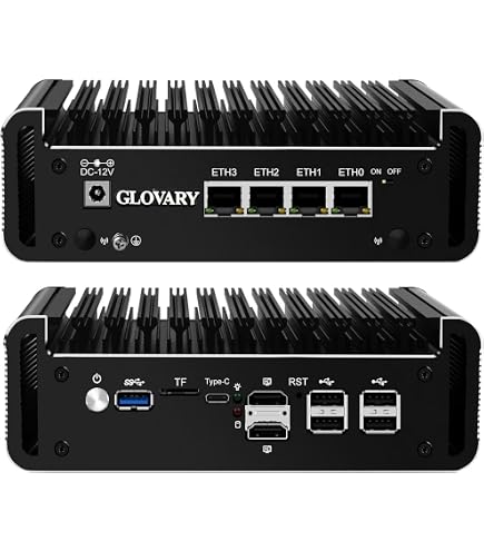 Mini PC Firewall Appliance N100 con DDR5 8GB 500GB NVMe SSD LAN
