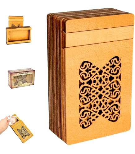 Logica Jeux Vega – Coffre Secret En Bois, Puzzle 3D Expert 6/6, 56 étapes Pour Ouvrir La Boîte – Mission Stellar Adventures