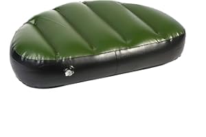 VIFERR Inflatable Boat Cushion, PVC Green Fishing Boat Cushion Kayak Seat Cushion Pad Inflatable Boat Seat Cushion for Outdoor Camping