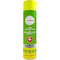 Greenbrrew Alcohol Based Air Sanitizer & Disinfectant Spray for All Surfaces, Home, Office, Car, Electronics, Clothes, Furniture etc. - 300ml / 220g