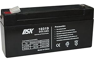 DSK 10319-6V 3.2Ah Sealed Rechargeable AGM Lead Battery ideal for alarm systems, UPS/UPS, communication equipment, security systems and electric toys for children