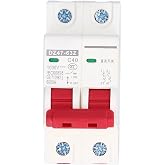 DC Circuit Breaker, 1000V 40A, 2P Photovoltaic Circuit Breaker, Magnetothermal Automatic Switch, for Solar Power System and C