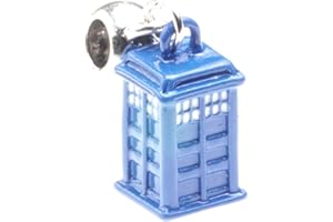 JEWELLERY HUT Dr. Who Tardis Charm Bead Fits Charm Bracelets Womens Jewellery