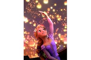 DVBQQWE Kits de pintura de diamantes para adultos, pintura 5D con diamantes, Rapunzel Princesa, kit de pintura por número con taladro de arte de gemas y pintura de diamantes Dotz, 12 x 16 pulgadas