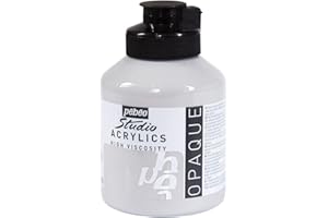 PEBEO Pébéo - Acrilico Fine Studio - Vernice Acrilico Grigio Neutro 500 ml
