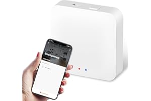 ‎FULLUKY Smartes Heizkörperthermostat Zigbee 3.0, WiFi Zusatzprodukt Kompatibel mit Alexa,Google Home,Smart TRV Thermostat Heizung,Steuerung per APP (ZigBee 3.0-Gateway)
