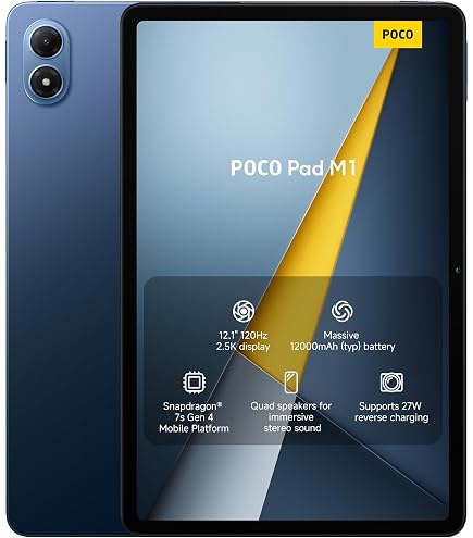 Xiaomi POCO Pad M1 WiFi 8+256GB Tablet, 12.1