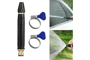 Rushwak Water Spray Gun for Car Wash Bike Washing Gun for 1/2" Hose Pipe High Pressure Water Gun Nozzle Adjustable Car Washer