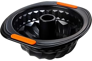 Le Creuset Non-Stick Carbon Steel Bakeware Gugelhupf form, 26 cm, Black, 94102422000000