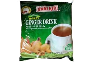 GOLD KILI Instant Honey Ginger Tea Drink - 18g x 20 SACHETS - 360g Original