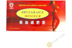 DUTIS Fine Tonic Thé amincissant BRULE GRAISSE 20x1,5g Sri Lanka - Pack de 3 pcs