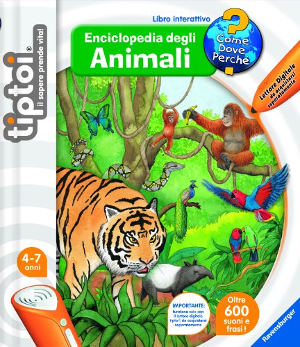Preisvergleich Produktbild RAVENSBURGER - RAVENSBURGER Tiptoi enciclopedia animali