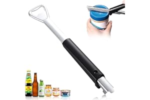 Meafeng Ouvre-boîte réglable sans effort pour arthrite - 3 en 1 - Multifonctionnel - Ouvre-boîte en verre pour les personnes âgées ayant des mains faibles