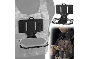 AQ zxdc Support De TéLéPhone Gilet Tactique, Pochette pour TéLéPhone Molle Multicam Phone Board Support de TéLéPhone pour Support de Plaque, pour Gilet Molle Plate Utility