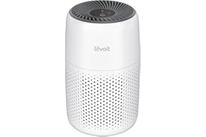LEVOIT Core Mini Air Purifier For Coverage Area 183 Sq Ft, H13 Truehepa Filter, Remove 99.97% Dust, Smoke, & Pollen, With Fragrance Sponge, (2 Years Warranty), White