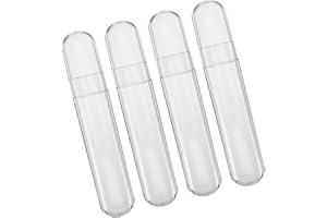 BIUDECO 4 St Transparent Pincettfodral med Lock Skyddande och Hygienisk Förvaring av Ögonfranspincetter Lätt och Tålig Resväska för Professionella och Nybörjare Inom Fransförlängning