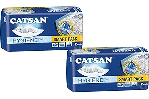 CATSAN Smart Pack – Nichtklumpende Katzenstreu auf saugfähigem Vlies – 2 Packungen mit 4 Packs 16L (4x 4L)