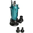Heavy Duty Flood Sewage Water Pond Drain Septic Sump Cesspool Grinding Pump (Pump ONLY)