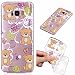 Produktbild LMAZWUFULM Hülle für Samsung Galaxy S8 / SM-G950F (5,8 Zoll) Ultra Dünn Weiche TPU Silikon Schutzhülle Biene Schmetterling und Bär Muster Flexible Transparent Rückschale Cover für Samsung Galaxy S8
