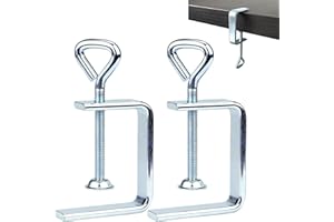 ELNLE 2 Stk C Klemme Klein C Zwingen Schraubklemme Schraubzwingen Klein C-Klemme Edelstahl Maximaler Klemmgrad 50 mm für Holzarbeiten Klemmen & Spanner Schweißen Autoreparatur