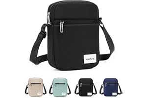 HALOVIE Message Bag Anti Theft Crossbody Bag RFID Lightweight Hiking Backpack Travel Sling Shoulder Bag for Walking Commutting