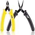 Piececool DIY Tools Set for Metal Earth Model Kits, 2pcs/set Professional Clipper and Needle Nose Pliers for Metal Puzzles Assembling Cutting and Bending Tools Kit