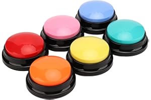 CCYLEZ Lot de 6 Boutons de Communication pour Animaux de Compagnie - 30 Secondes - pour Chat et Chien