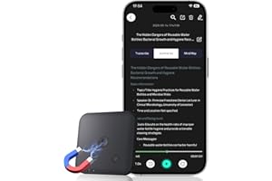 DITTYBUY Dictaphone Enregistreur Vocal - Enregistreur Vocal IA avec Transcription et Résumés avec ChatGPT 4o, 64 Go, Supporte 102 Langues, Contrôle Via Application, Idéal pour Réunions, Entretiens et Appels