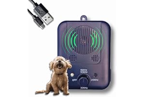 Pet Trading Post Anti Barking Device for Dogs, USB Ultrasonic Dog Bark Deterrent for Dogs & Puppies 6 Mths - 8 Yrs Indoor or Outdoor Use - Fully Guaranteed
