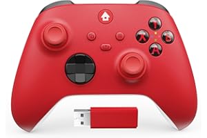 PPCgrop Wireless Controller für Xbox One, Ersatz Performance Controller für Xbox Serie X|S, Xbox One, PC, Hall Effect Sensing Joystick-Rot