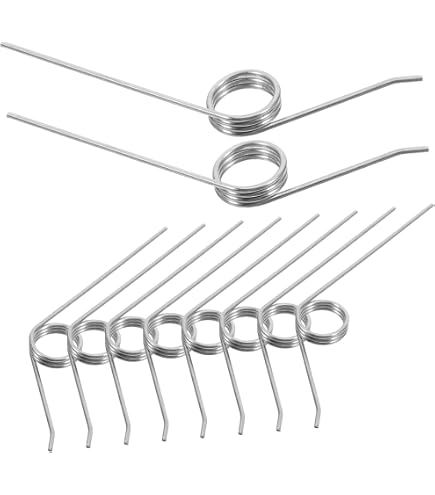 Lot De 10 Ressorts De Torsion En V En Acier Inoxydable - Pour Remplacement Couvercle Poubelle à Pédale Ou Manuel