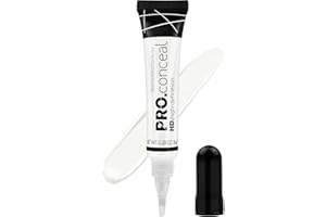 L.A. Girl PRO.Conceal HD High Definition Concealer, Flat White Corrector - Lightens and Adjusts Concealer Shades for Custom Coverage 8g