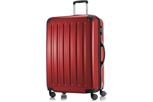 HAUPTSTADTKOFFER - Alex - Valise à coque dure Rouge Brillant, TSA, 75 cm, 119 litres