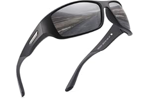 PUKCLAR Polarised Sports Sunglasses for Men Women Cycling Glasses UV400 Protection Sun Glasses For Running Driving Fishing Travel