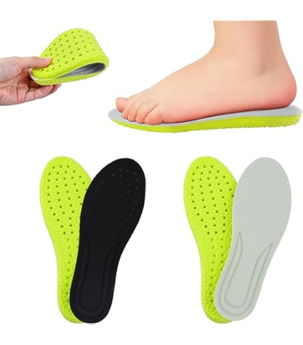 Semelle Enfant, 2 Paires Semelles De Sport Découpables, Semelle Intérieure Respirante Et Mousse Anti-odeur (5-7 Ans