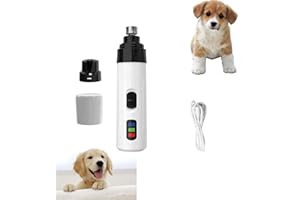 GIURUI Silent Grind Pro, Electric Nail Grinder for Dogs, Super Quiet Dog Nail Grinder, for Small Medium Large Dogs & Cats (1 Pcs)